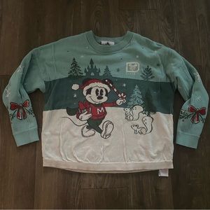 Kids XL (14) Disney Parks Christmas Mickey Spirit Jersey